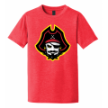Youth Pirate Head Tee Red