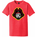 Unisex Pirate Head Tee Red