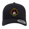 Pirate Head Black Trucker