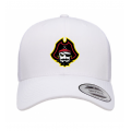 Pirate Head White Trucker