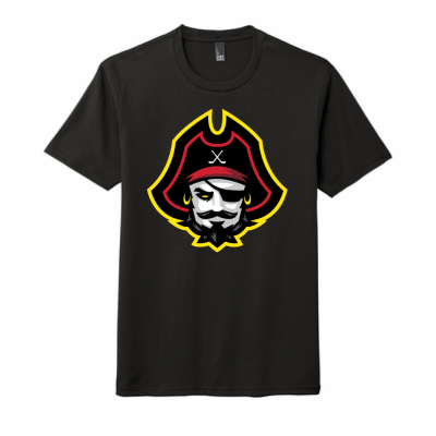 Unisex Pirate Head Tee Black