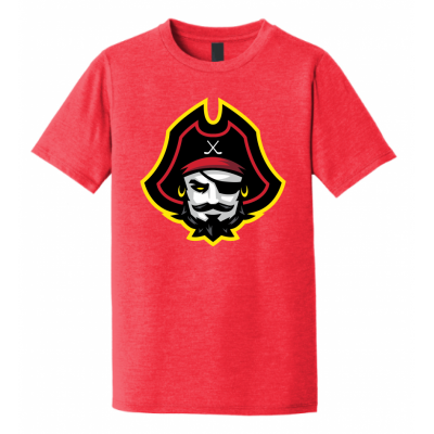 Youth Pirate Head Tee Red