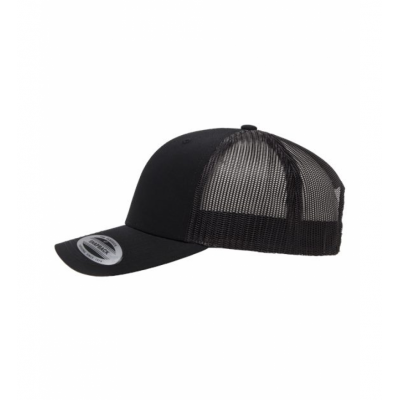 Pirate Head Black Trucker