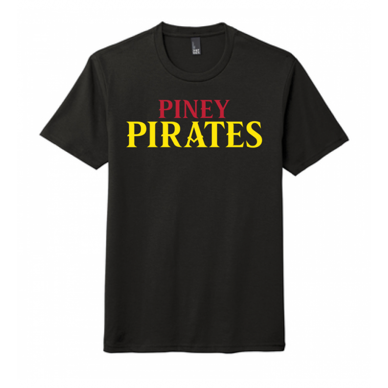Unisex Piney Tee Black