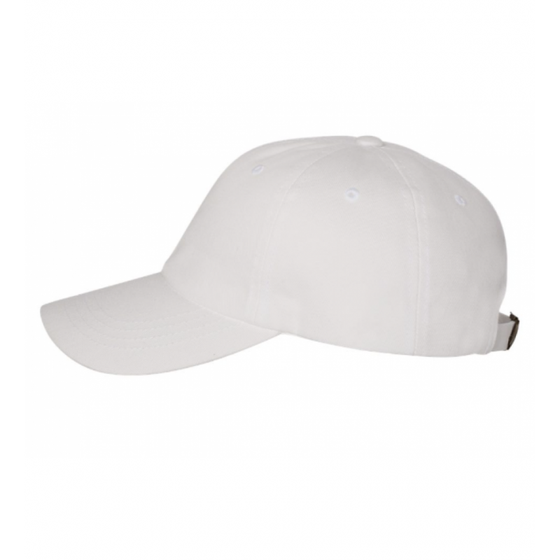 Pirate Head Dad Cap White