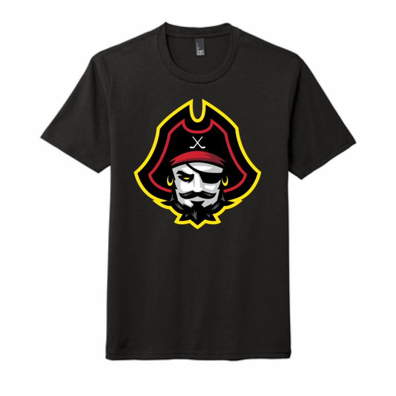 Unisex Pirate Head Tee Black