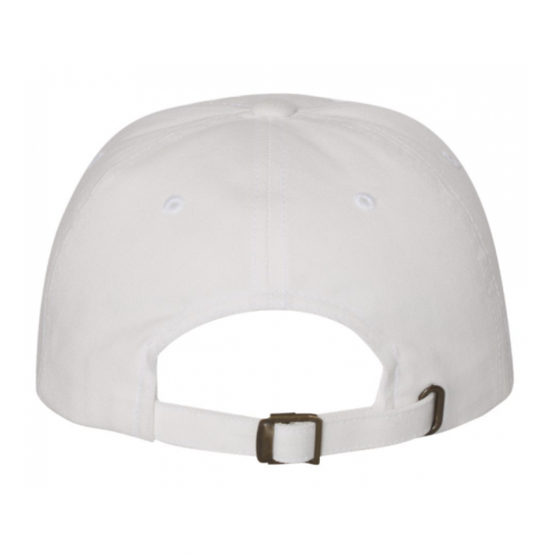 Pirate Head Dad Cap White