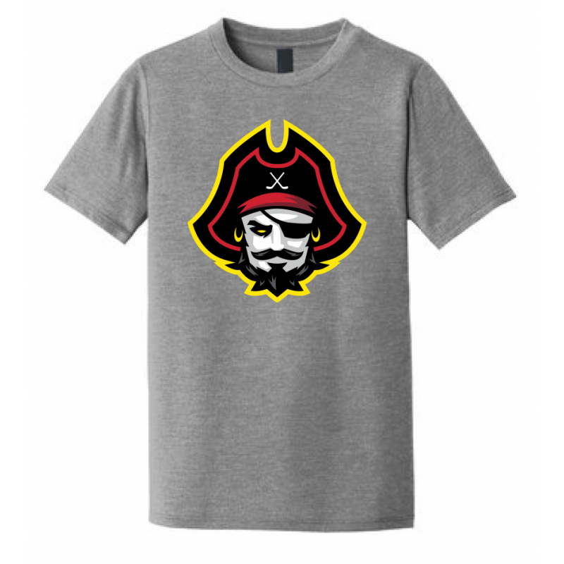 Youth  Pirate Head Tee Heather Grey