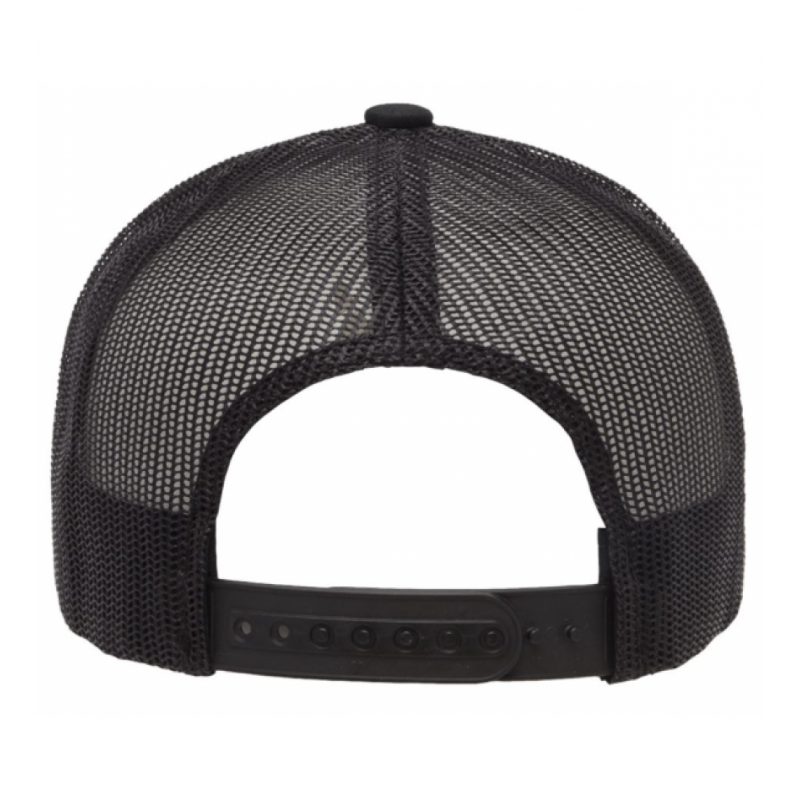 Pirate Head Black Trucker