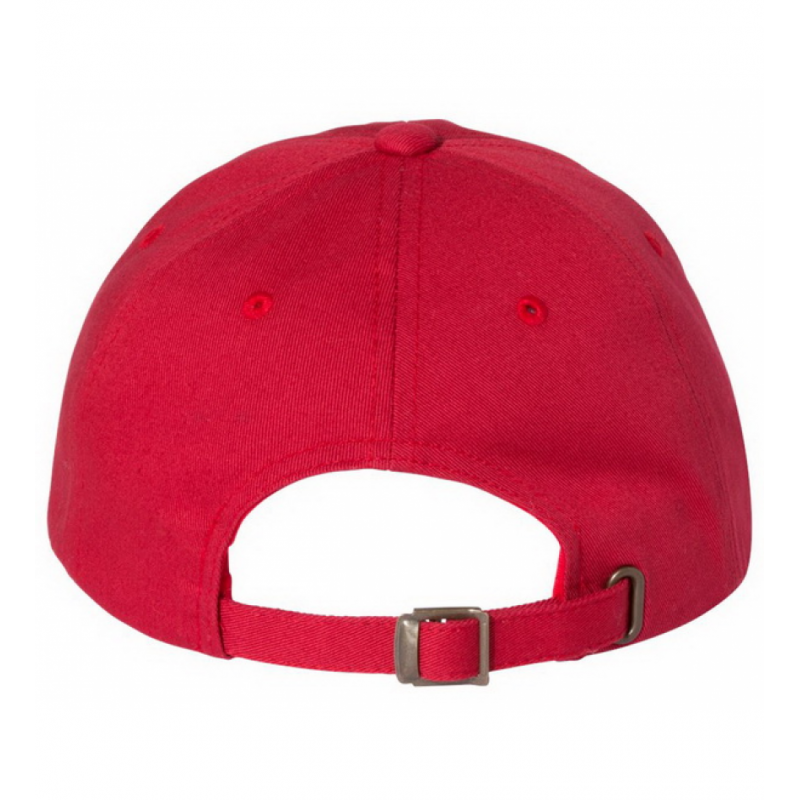 Pirate Head Dad Cap Red
